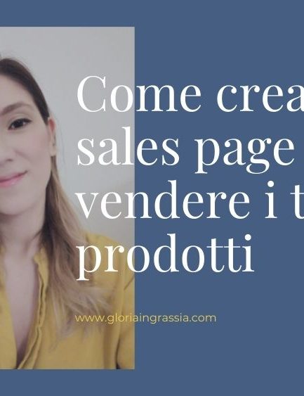 Sales page per vendere prodotti