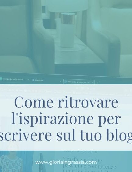 ispirazione scrittura blog