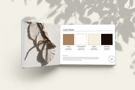brand book web design studio