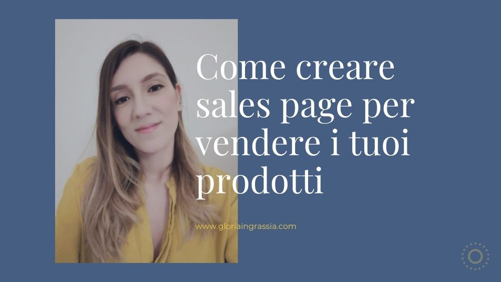 Sales page per vendere prodotti