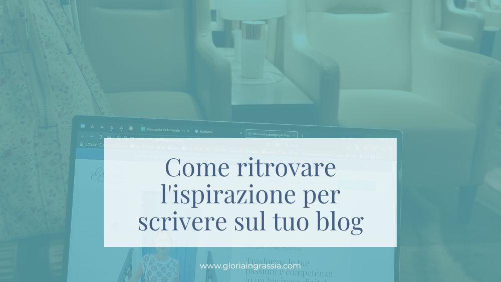ispirazione scrittura blog