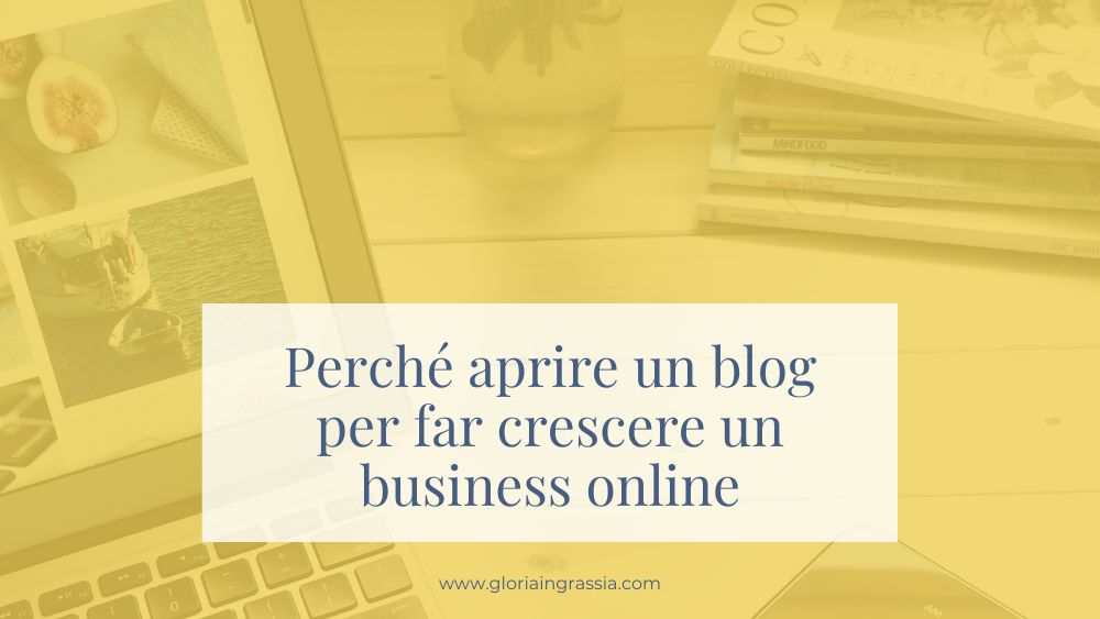 perché aprire un blog
